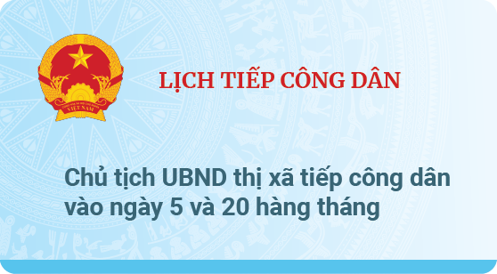 LỊCH TIẾP CÔNG DÂN