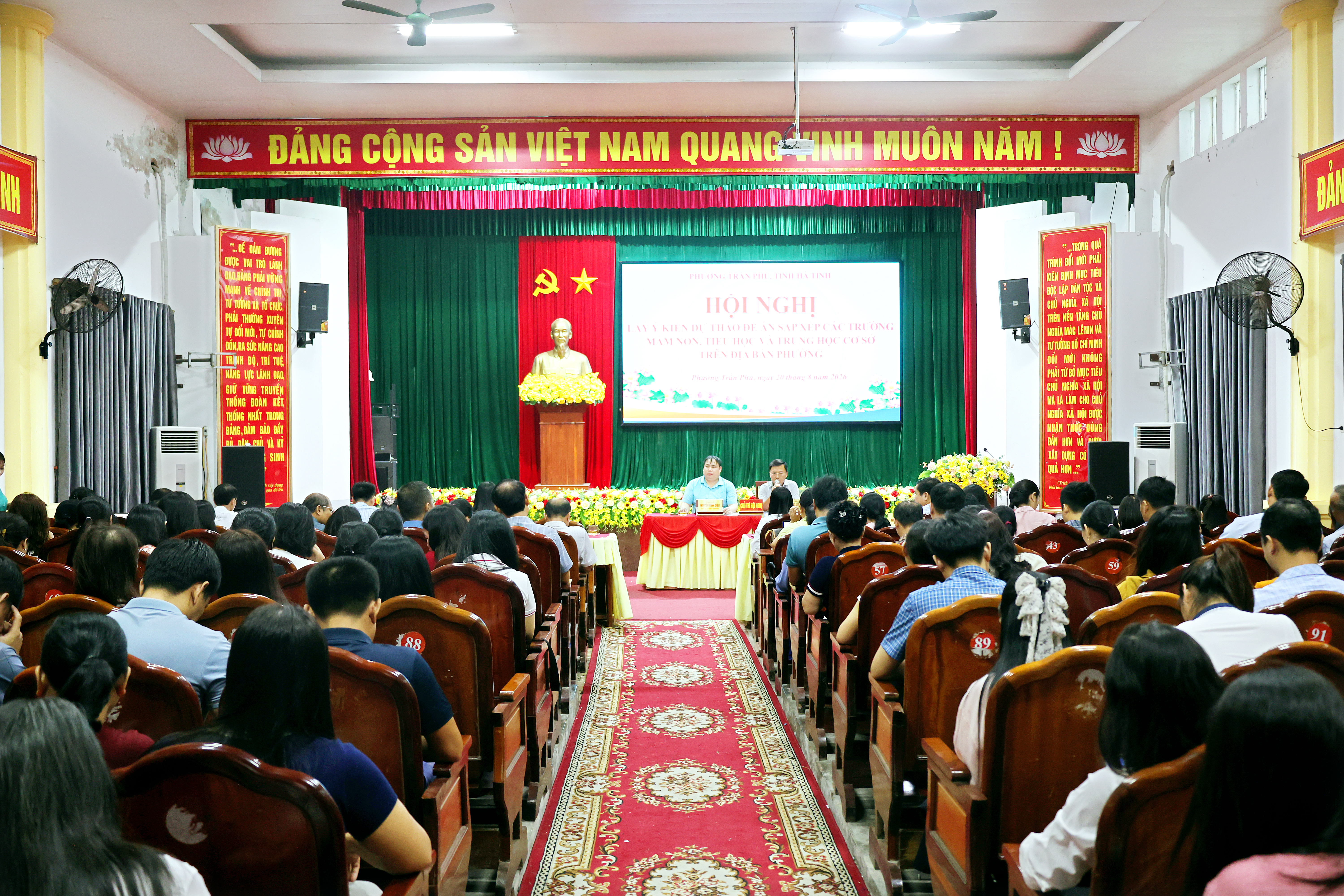 Phường Trần Phú lấy ý kiến dự thảo đề án sắp xếp mạng lưới trường học