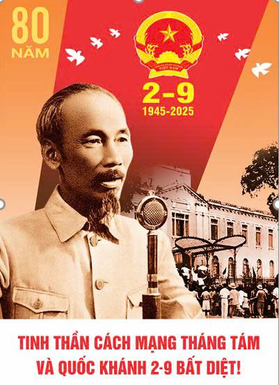 Tuyên truyền kỷ niệm 80 năm Cách mạng tháng Tám thành công và Quốc khánh nước Cộng hòa Xã hội Chủ nghĩa Việt Nam 2/9