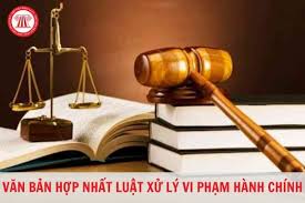 Văn bản hợp nhất luật xử lý vi phạm hành chính