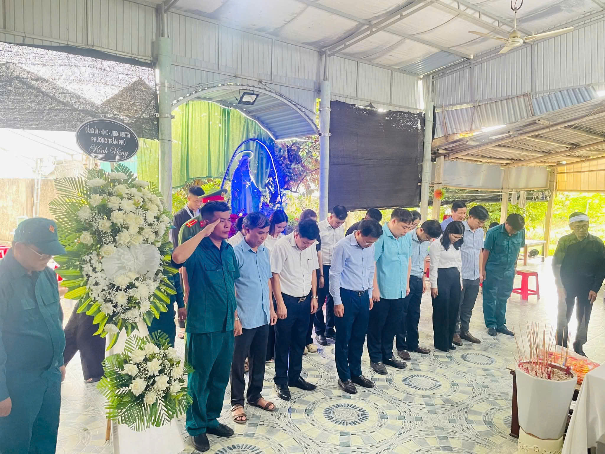 Phường Trần Phú đón nhận và an táng hài cốt liệt sỹ Lê Minh Đức về nghĩa trang quê nhà