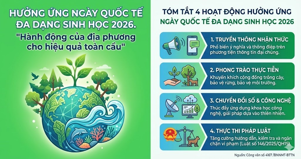 Hành động địa phương – Lan tỏa giá trị toàn cầu vì đa dạng sinh học