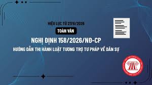 Trình tự, thủ tục thực hiện tương trợ tư pháp về dân sự của Việt Nam