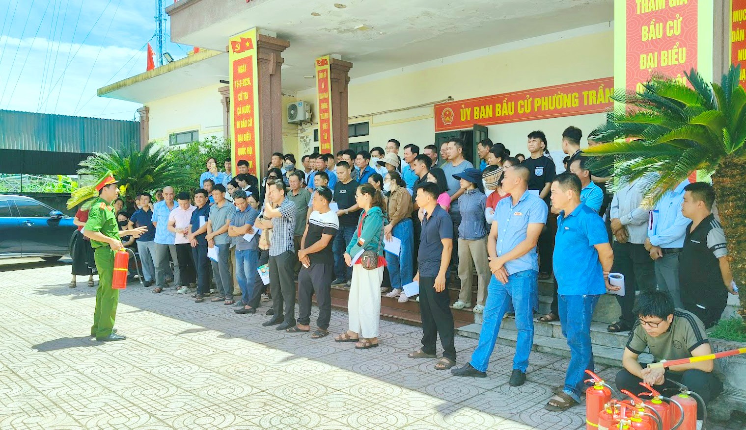 Trần Phú tiên phong huấn luyện nghiệp vụ PCCC và CNCH cho lực lượng cơ sở