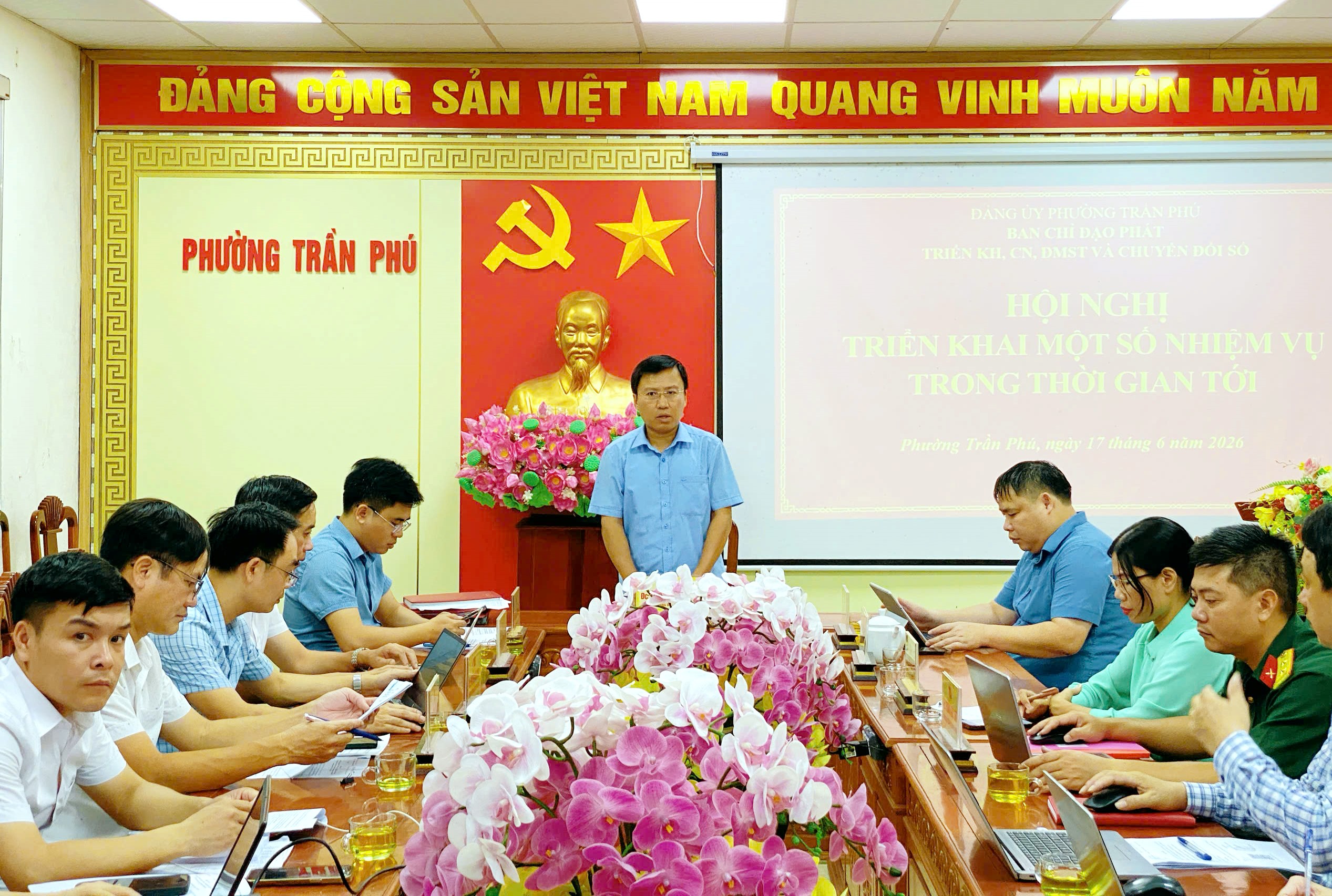 Phường Trần Phú  quyết liệt triển khai các nhiệm vụ chuyển đổi số trong giai đoạn mới