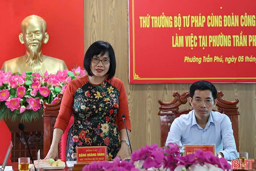 Phường Trần Phú -Thực hiện hiệu quả, thông suốt các nhiệm vụ trên lĩnh vực tư pháp