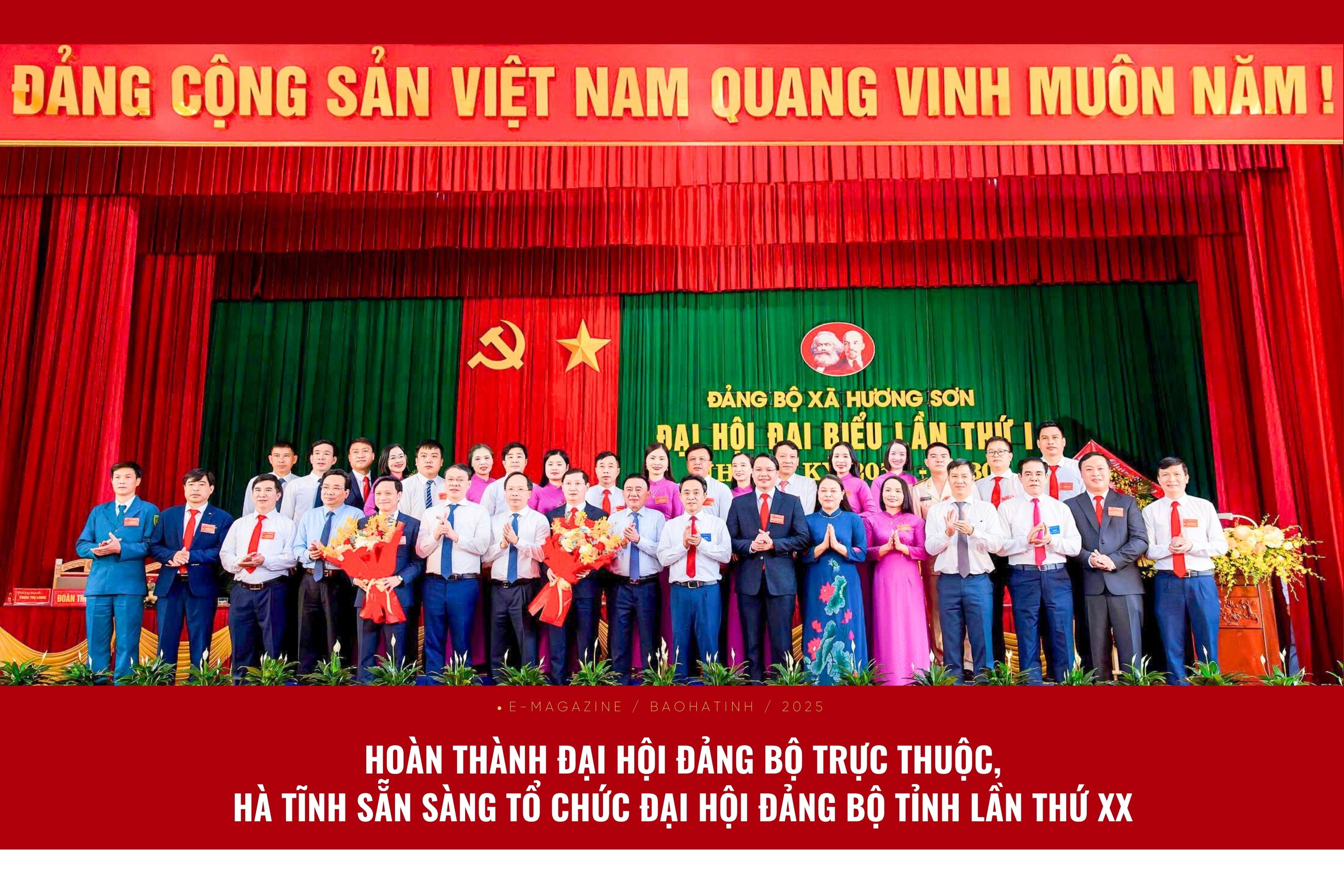 Hoàn thành đại hội đảng bộ trực thuộc, Hà Tĩnh sẵn sàng tổ chức Đại hội Đảng bộ tỉnh lần thứ XX.