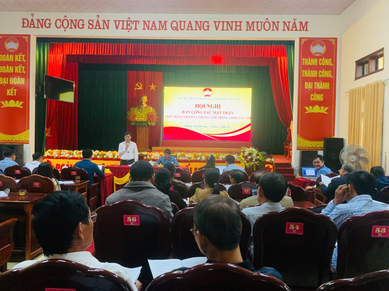 Ủy ban MTTQ phường Trần Phú tổ chức Hội nghị triển khai các nhiệm vụ trọng tâm quý III năm 2025