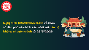 Giới thiệu Nghị định 185/2026/NĐ-CP quy định về tổ chức, hoạt động của thôn, tổ dân phố