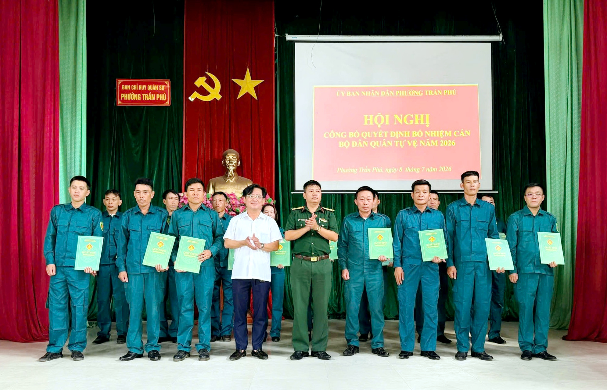 Kiện toàn đội ngũ thôn đội trưởng sau sáp nhập, đáp ứng yêu cầu nhiệm vụ quốc phòng ở cơ sở