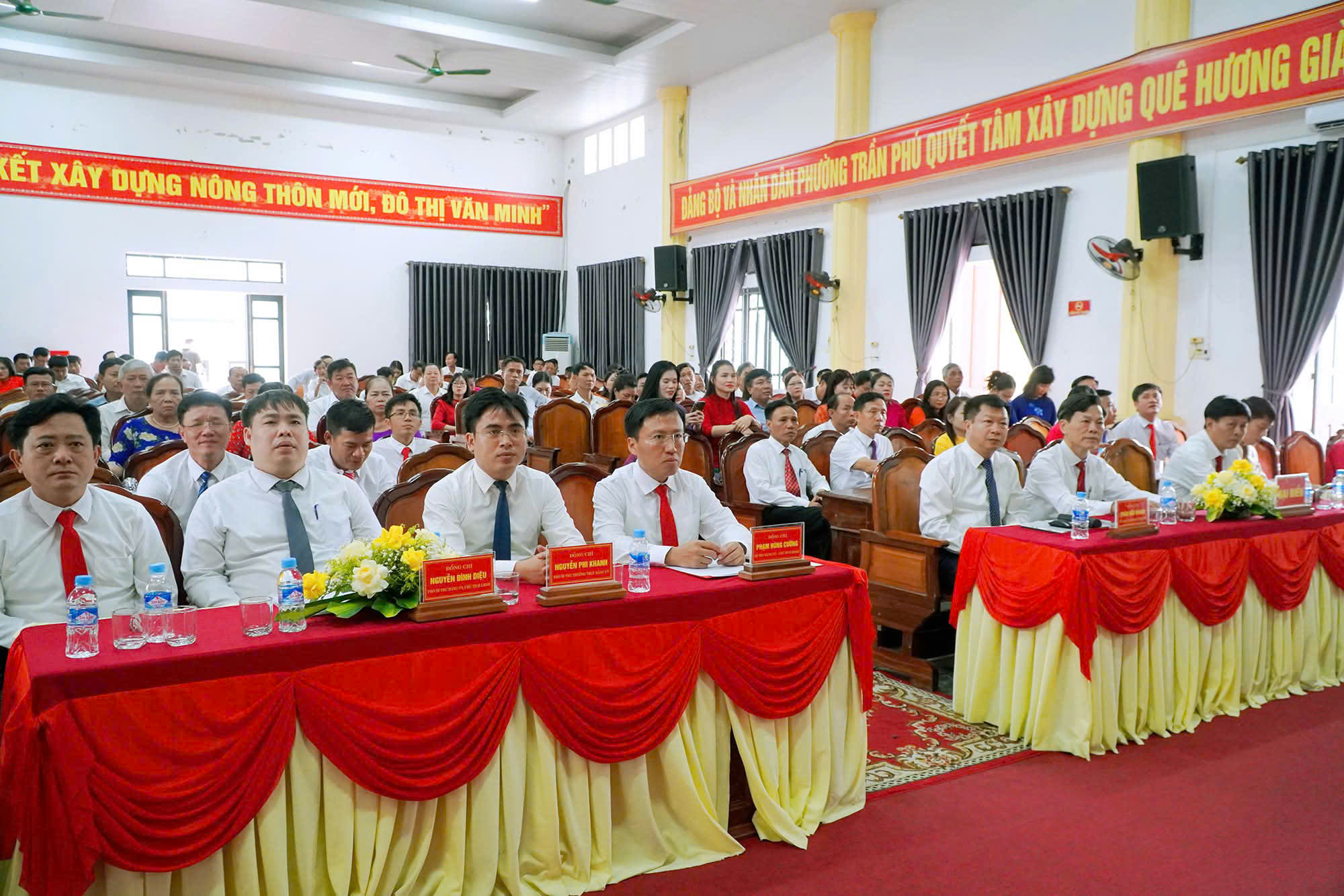 LỄ CÔNG BỐ NHÂN SỰ MỚI PHƯỜNG TRẦN PHÚ