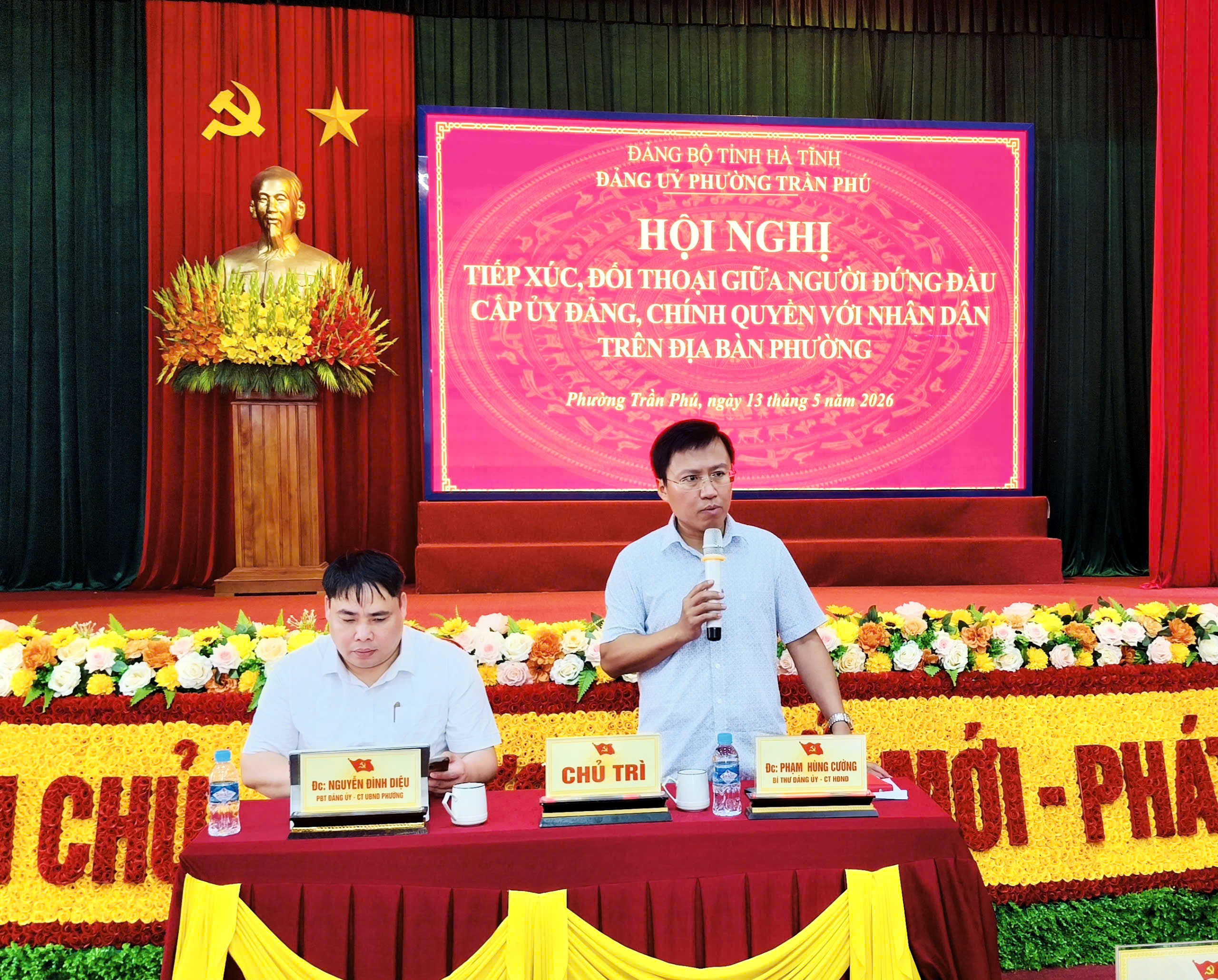 Phường Trần Phú đối thoại trực tiếp với Nhân dân, lắng nghe ý kiến từ cơ sở