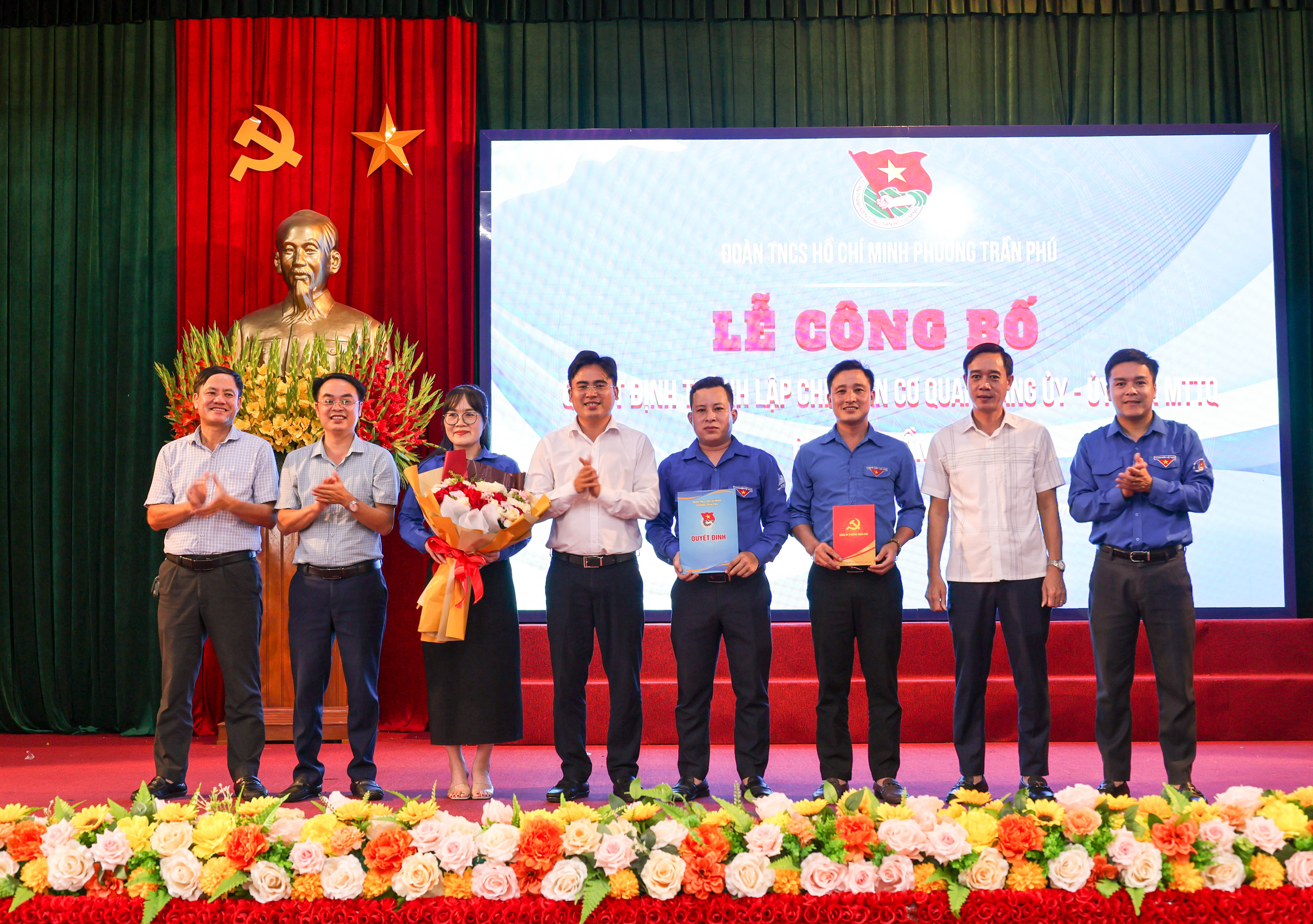 Đoàn phường Trần Phú thành lập 2 Chi đoàn cơ sở, phát huy vai trò tiên phong của tuổi trẻ