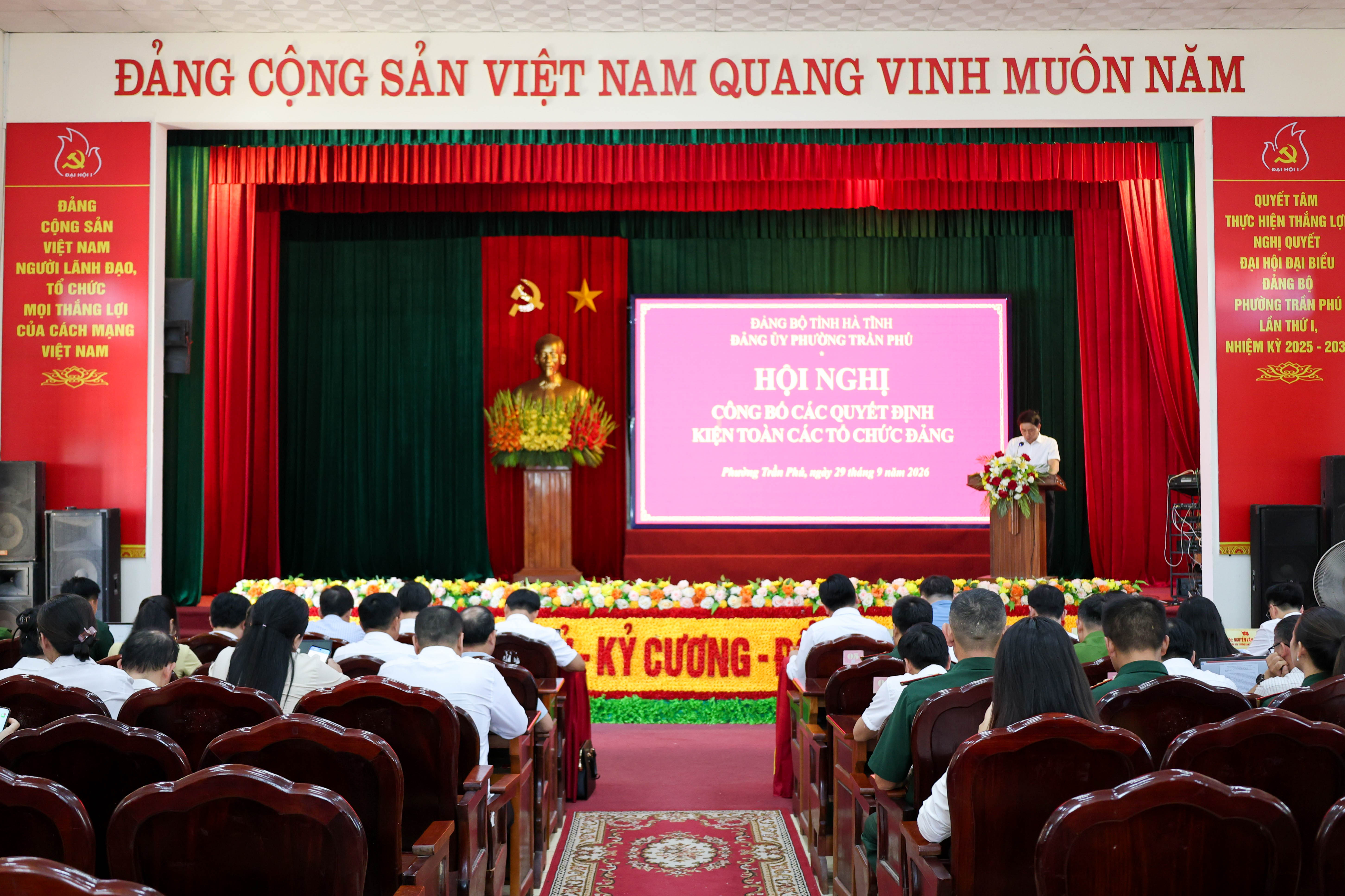 Trần Phú kiện toàn tổ chức đảng theo Quy định 208-QĐ/TW
