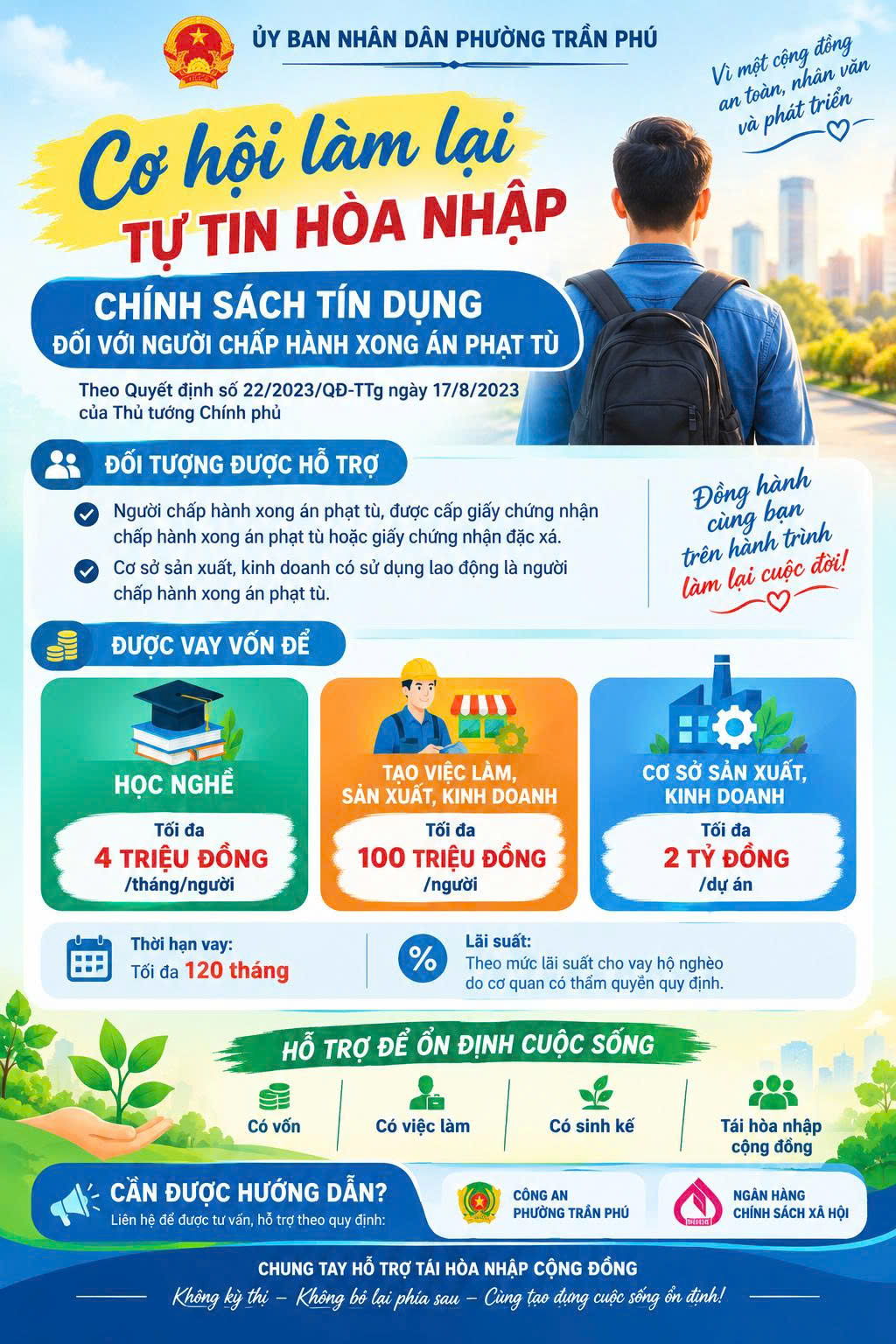 Tuyên truyền chính sách hỗ trợ người chấp hành xong án phạt tù tái hòa nhập cộng đồng