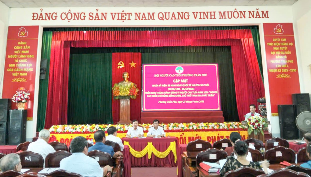 Trần Phú triển khai tháng hành động vì người cao tuổi năm 2026
