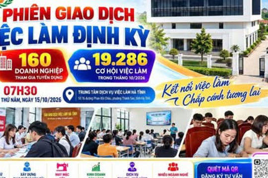 Thông tin về phiên giao dịch việc làm vào sáng ngày 15/10/2026