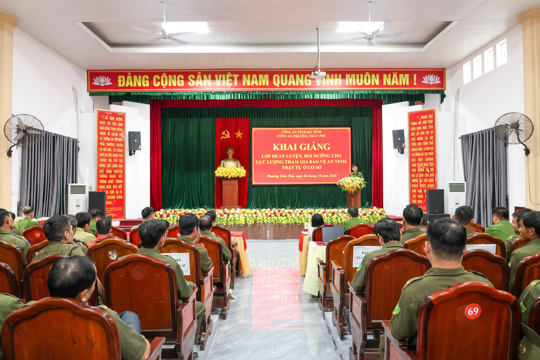 Phường Trần Phú nâng cao kỹ năng cho lực lượng tham gia bảo vệ an ninh, trật tự ở cơ sở 