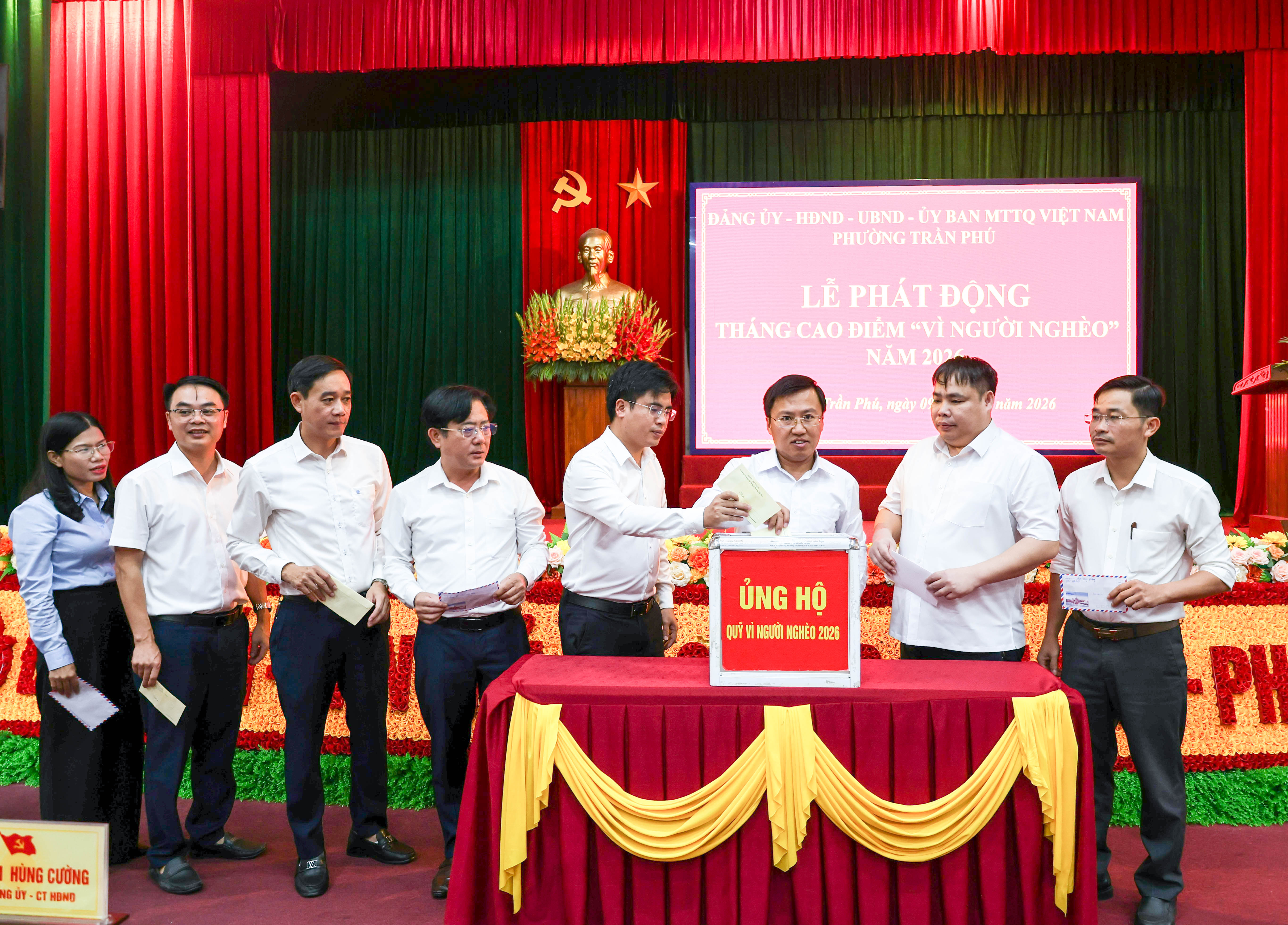 Phường Trần Phú phát động tháng cao điểm “vì người nghèo” năm 2026