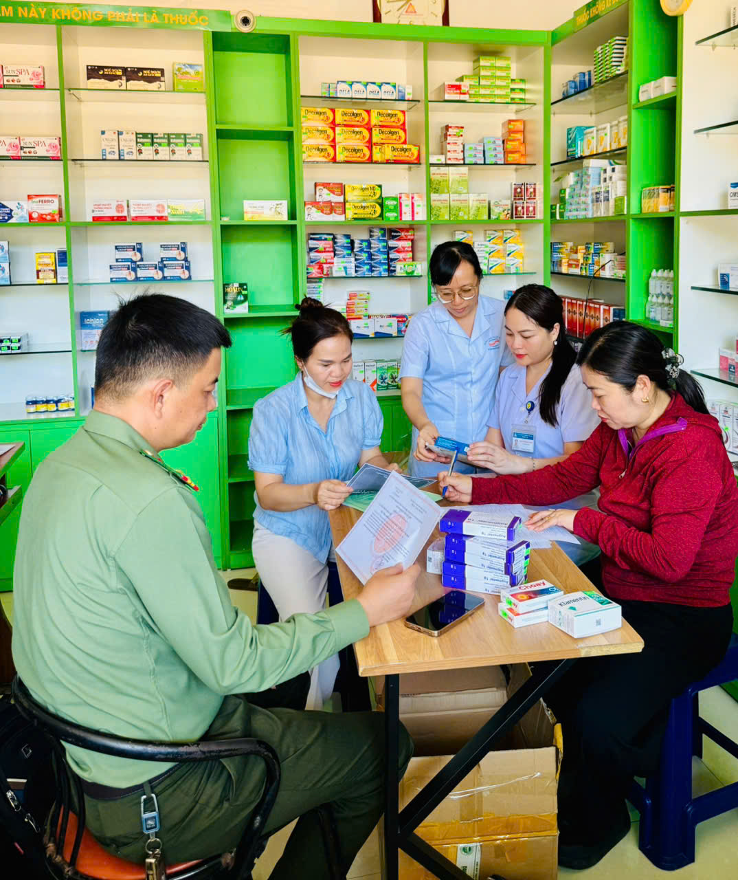 Phường Trần Phú: Ra quân kiểm tra chuyên ngành lĩnh vực Y tế, Kinh doanh Dược và Mỹ phẩm năm 2026