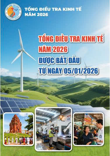 Toàn dân tích cực tham gia cung cấp thông tin phục vụ Tổng điều tra kinh tế năm 2026 (Tổng điều tra kinh tế được bắt đầu từ ngày 05/01/2026) 