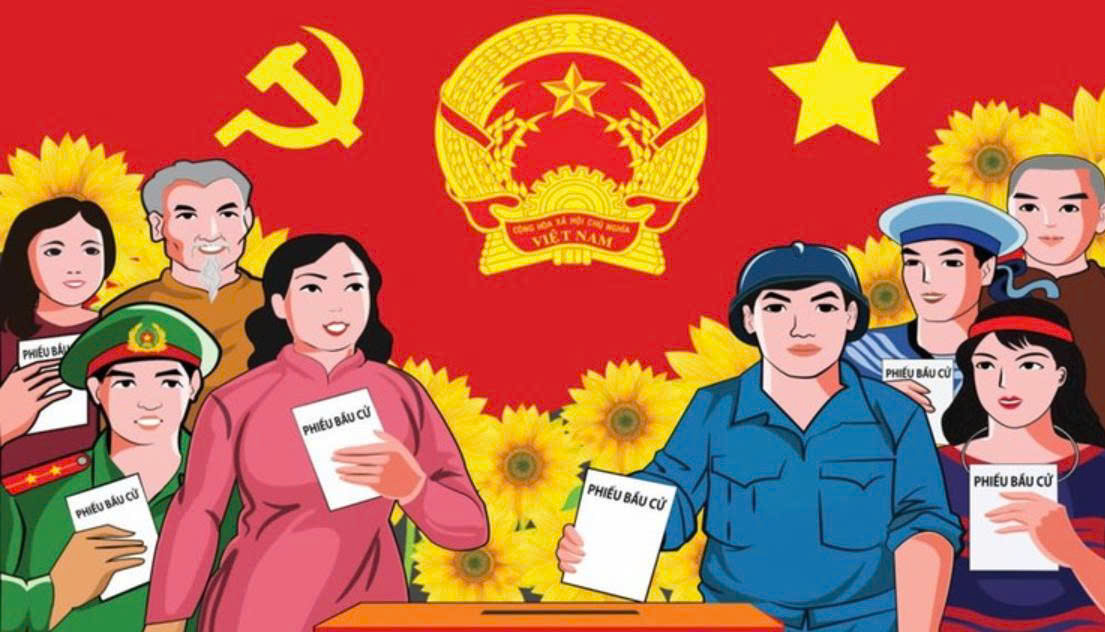 Bài tuyên truyền về cuộc bầu cử Đại biểu Quốc hội khóa XVI và Đại biểu HĐND các cấp nhiệm kỳ  2026-2031