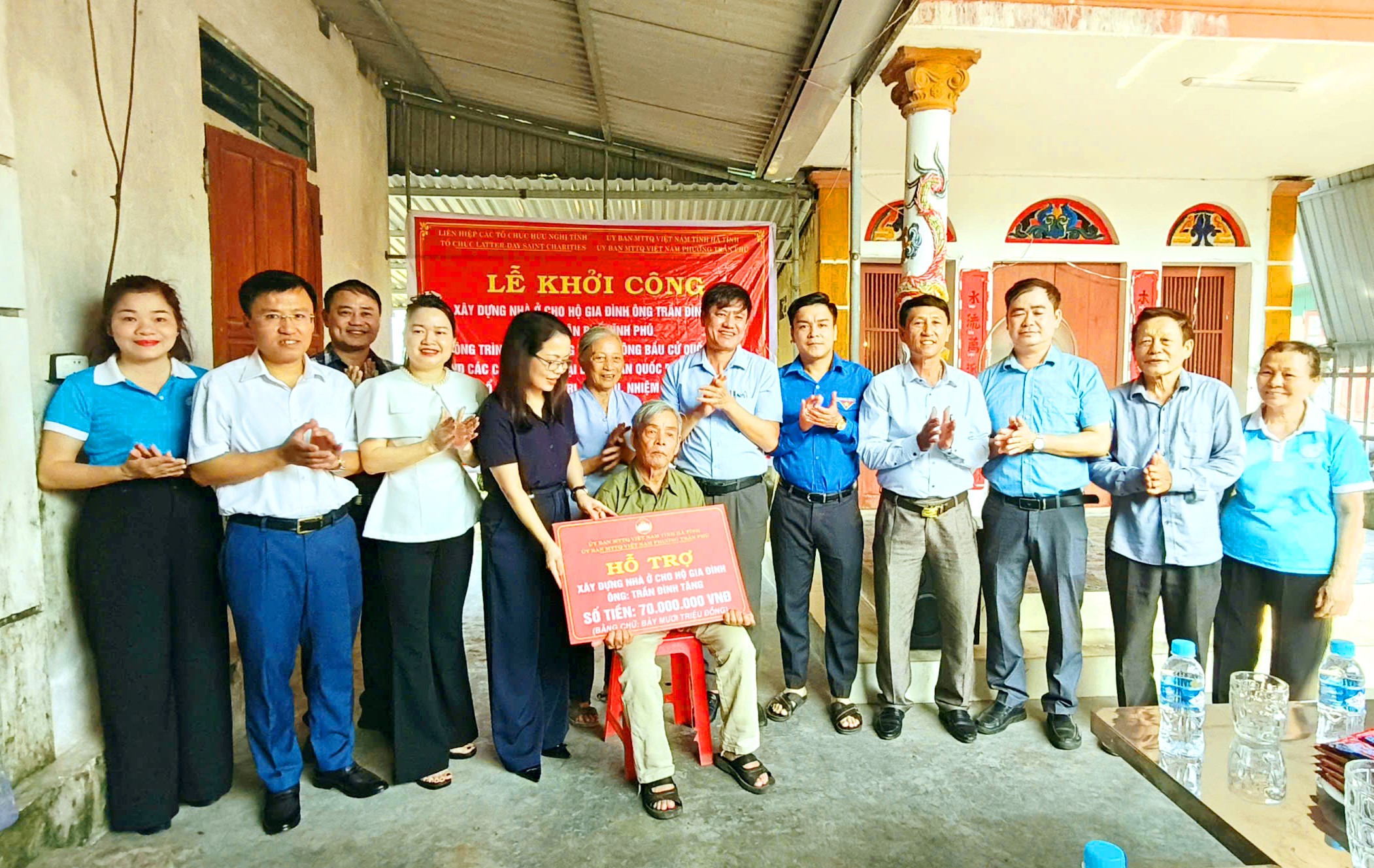 Khởi công xây dựng nhà ở cho hộ nghèo tại phường Trần Phú 