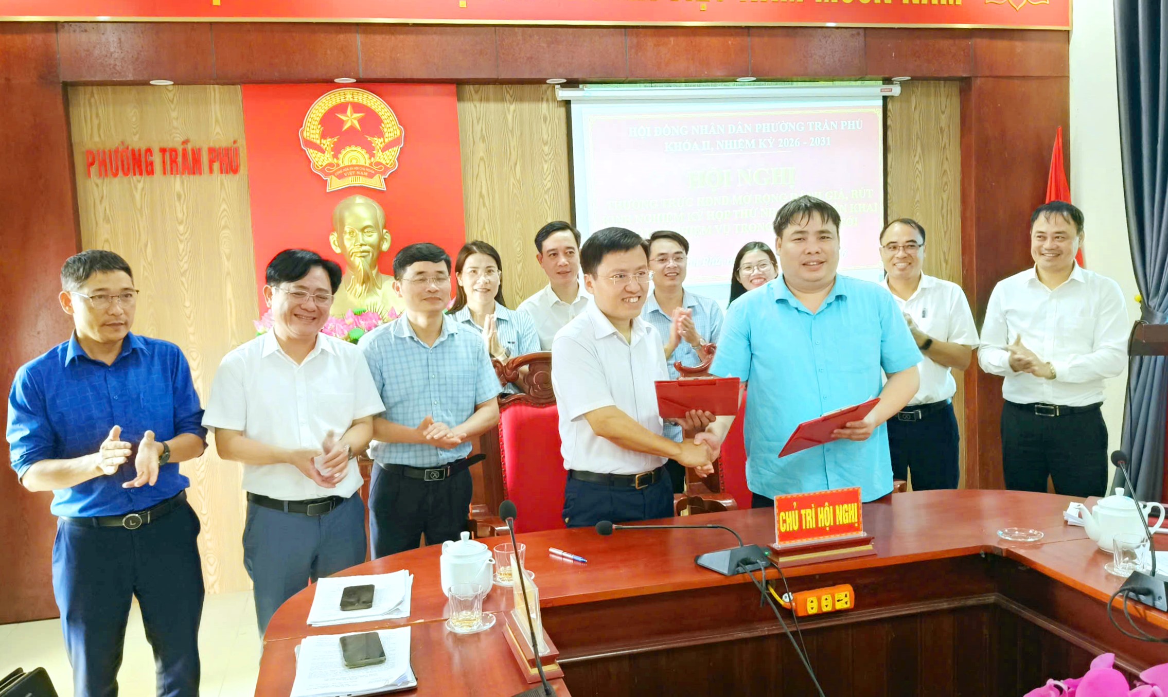 HĐND phường Trần Phú rút kinh nghiệm kỳ họp thứ nhất, triển khai nhiệm vụ trọng tâm nhiệm kỳ 2026–2031 